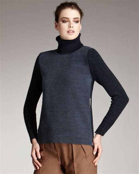 fendi turtleneck sweater|Fendi light blue knitwear.